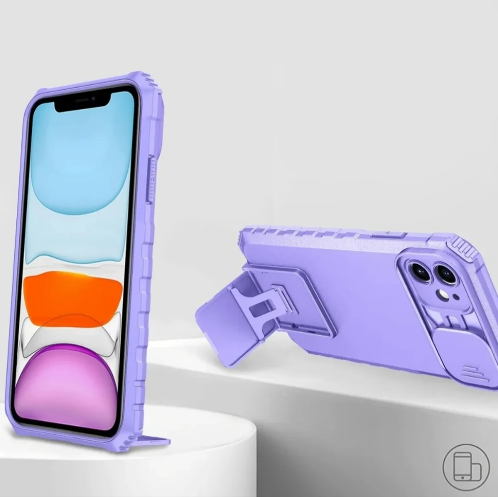 Slide lens protection cover iPhone 12 case